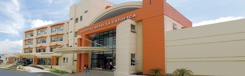 Picture of the La Catolica Hospital building